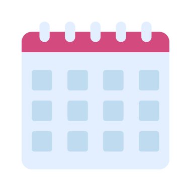 Takvim web simgesi, vektör çizim  