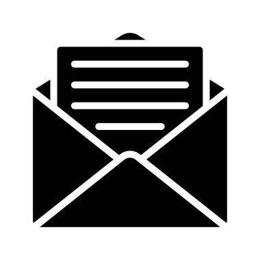 Harf web simgesi vektör çizimini aç