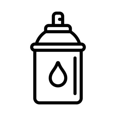 Sprey Boya Kutusu simgesi, vektör illüstrasyonu basit tasarım