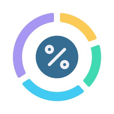 Kırık Çember Turtasının vektör çizimi