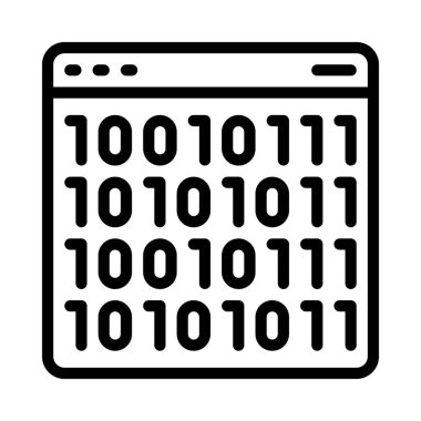 Web sitesi simgesi, vektör illüstrasyonu basit tasarım