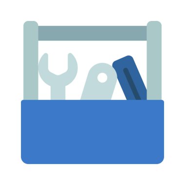 Araç kutusu simgesi, vektör illüstrasyonu