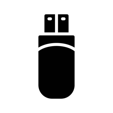 usb çubuk simgesi vektör illüstrasyonu