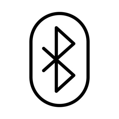  Bluetooth Düğmesi vektör illüstrasyonu 