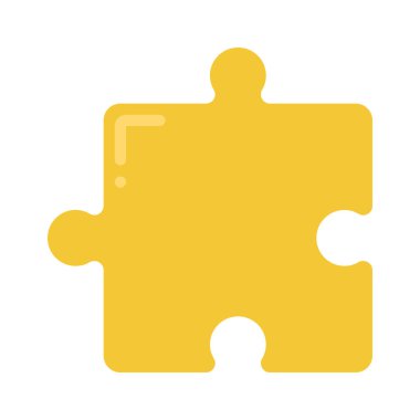 yapboz parçası vektör çizimi