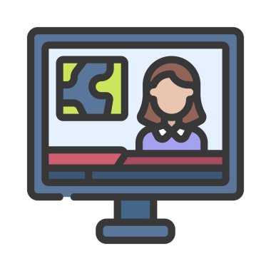 haber simgesi konsept vektör çizimi