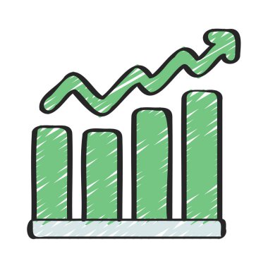 Grafiksel grafik diyagramı tasarım ve yaratıcılık için tek bir simge silueti simgesi.