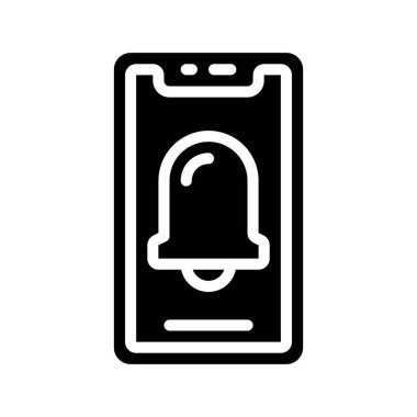 Mobil Buzz simgesi, vektör illüstrasyonu basit tasarım