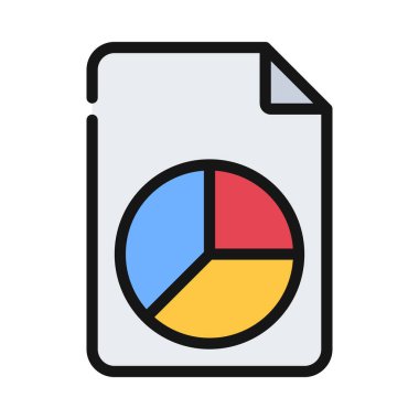 Veri Dosyası simgesi, vektör illüstrasyonu