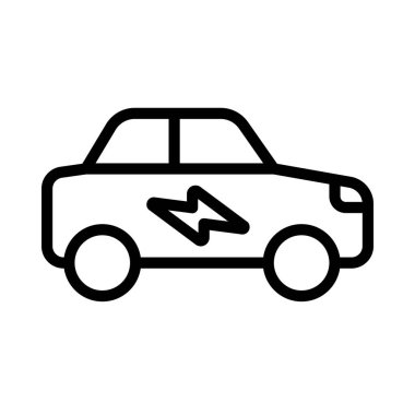 araba simgesi, vektör illüstrasyonu basit tasarım 