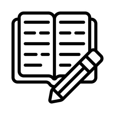 Content Writing  vector icon design