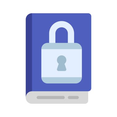 Özel Kitap simgesi, vektör illüstrasyonu