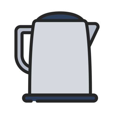 Kettle ağ simgesi vektör illüstrasyonu