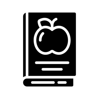 kitap simgesi, vektör illüstrasyonu basit tasarım