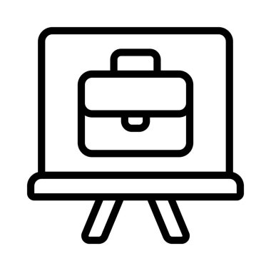 Business Class web simgesi vektör çizimi