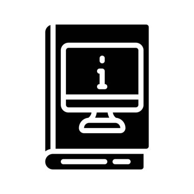 Bilgisayar Elle simgesi, vektör illüstrasyonu 