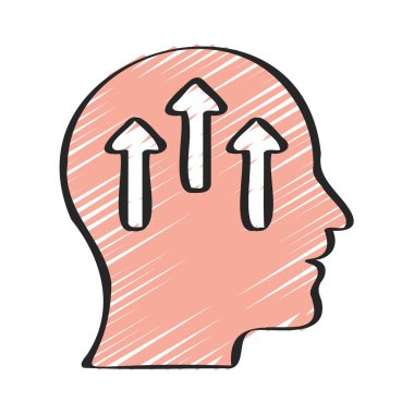 Zihinsel Geliştirmeler simge vektör illüstrasyon tasarımı