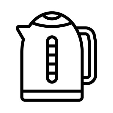 Kettle ağ simgesi vektör illüstrasyonu