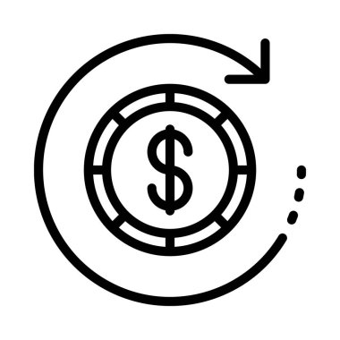 Finans ikonu vektör illüstrasyon tasarımının geleceği