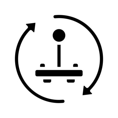 Oyun Değiştirici simgesi, vektör illüstrasyonu basit tasarım