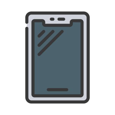 Smartphone web simgesi, vektör çizim 