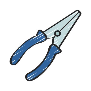 Pense simgesi, vektör illüstrasyonu 