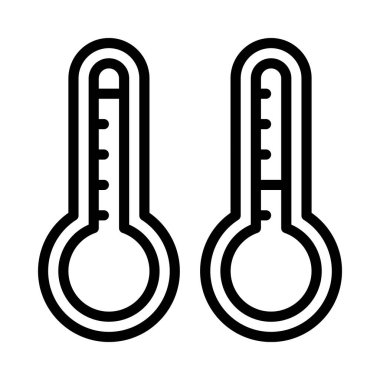 Sıcaklık web simgesi vektör illüstrasyonu
