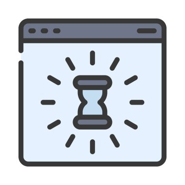 Beyaz arkaplanda Times simgesi yükleniyor 