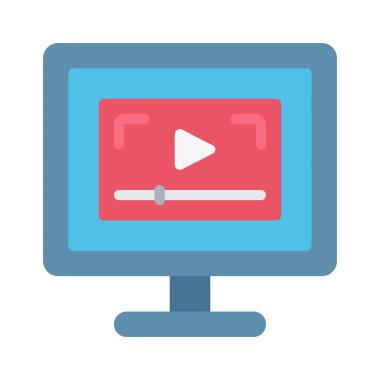 Çevrimiçi Öğretim Ağı vektör illüstrasyonu