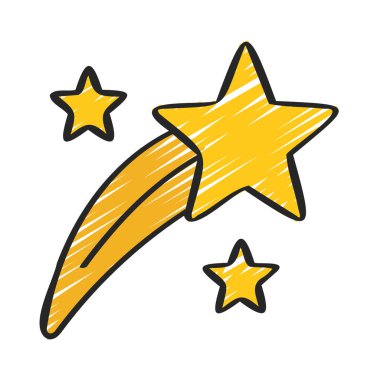 yıldız simgeleri vektör illüstrasyon tasarımı 