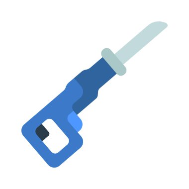 Karşılıklı Testere simgesi, vektör illüstrasyonu basit tasarım