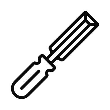 El Kesme Aracı simgesi, vektör illüstrasyonu    