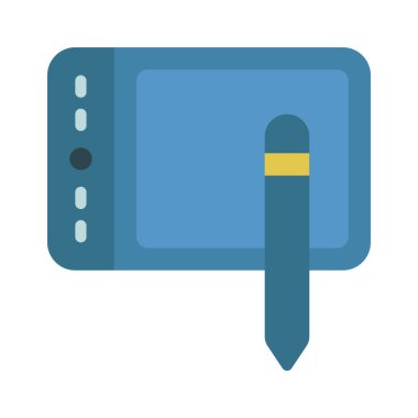 Tablo Ağ ikonu vektör illüstrasyonu çiziliyor