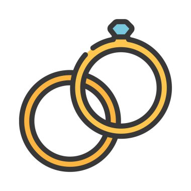 Alyans kutsal kişilerin resmi, vektör çizim   