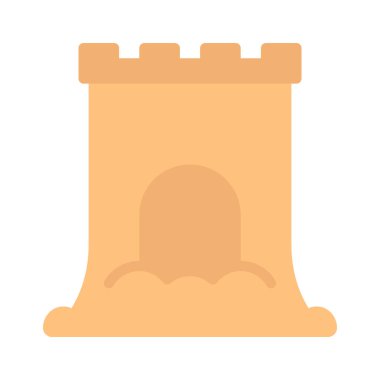 kale simgesi, vektör illüstrasyon tasarımı 