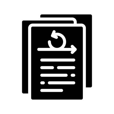 Hızlı birikmiş düz simge, vektör illüstrasyonu 