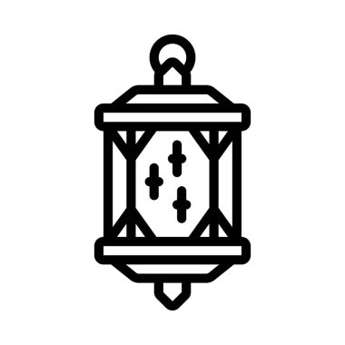 fener düz simgesi, vektör illüstrasyonu 
