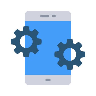 MDM simgesi, vektör illüstrasyonu basit tasarım