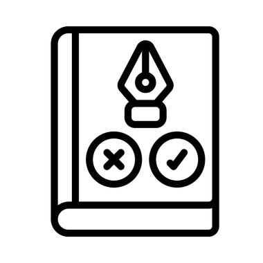 İnsan Arayüzü Kılavuzu simgesi, vektör illüstrasyonu basit tasarım