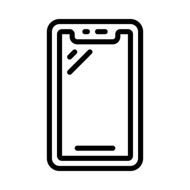 akıllı telefon simgesi vektör çizimi 