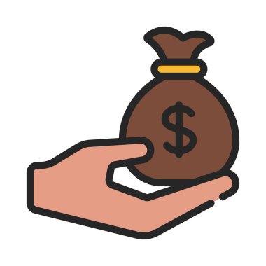 Kredi ikonu vektör illüstrasyon tasarımını ver