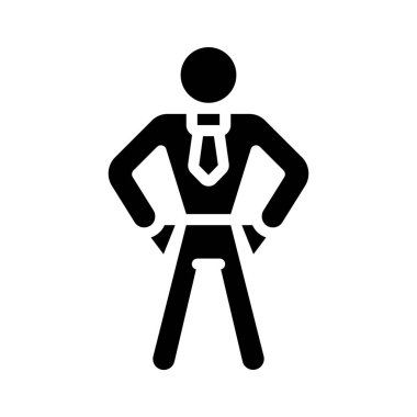 Boş Cepli Adam web simgesi düz tasarım, vektör illüstrasyonu