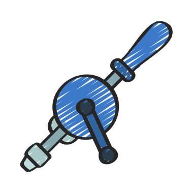 Modern El Matkabı simgesinin vektör çizimi       