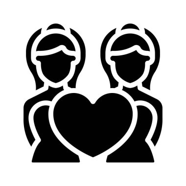 Aynı Cinsiyette Evlilik web sitesi düz tasarım, vektör illüstrasyonu