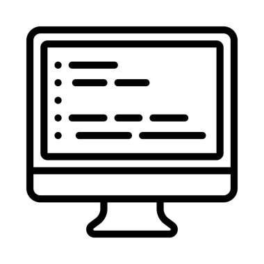 Program vektör illüstrasyonu, simge ögesi arkaplanı              