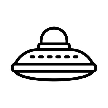 UFO web simge vektör çizim