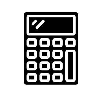 hesap makinesi simgesi vektör illüstrasyon tasarımı 