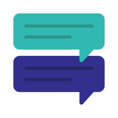 İletiler web simgesi vektör illüstrasyonu