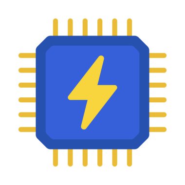 Güç simgesi vektör illüstrasyon tasarımı işleniyor