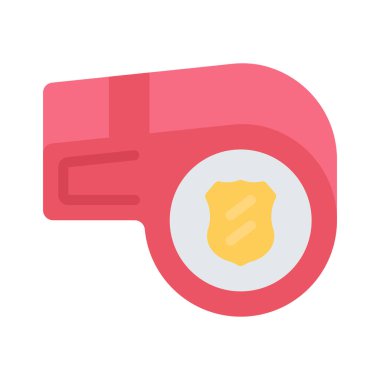 Islık simgesi vektör çizimi tasarımı